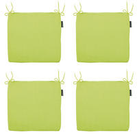 SITZKISSEN Panama 40/40 cm 4er-Set - Limette, Textil (40/4/40cm) - Madison