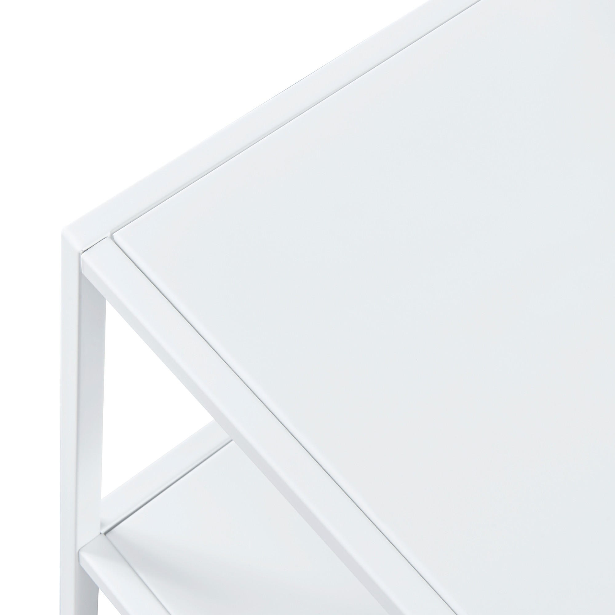 BEISTELLTISCH Kumlinge - Weiß, Metall (50/60/60cm) - [en.casa]