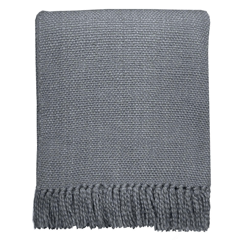Malagoon Baumwolldecke Grau 127x152 cm