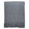 BAUMWOLLDECKE Achatgrau - Grau, Textil (127/152cm) - Malagoon