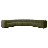 WOHNLANDSCHAFT modulares Sofa Lazro-U1 - 373x373x70 cm Grün - Grün, Holzwerkstoff/Textil (373/70/373cm) - ALTDECOR