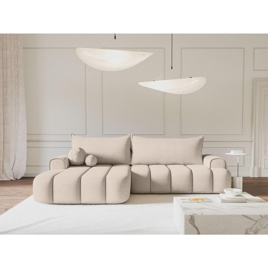 Thumbnail - Selsey Ecksofa, Taupe, Textil, 3-Sitzer, Ottomane links,L-Form, 275x168 cm, Wohnzimmer, Sofas & Couches, Wohnlandschafte...