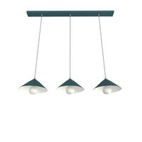 HÄNGELEUCHTE - Blau, Metall (25/100/120cm) - Lumicom