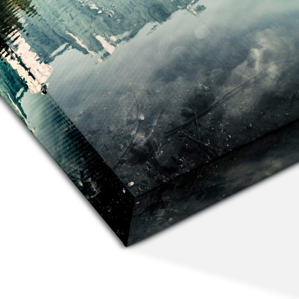 LEINWANDBILD See 120x80 cm - Multicolor, Holz (120/80cm) - LUMASOUL