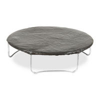 ABDECKPLANE Trampolin - Schwarz, Kunststoff (427/427/0.1cm) - Relaxdays