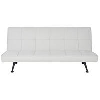 3-SITZER-SCHLAFSOFA hellgrau Hasle - Schwarz/Grau, Textil (168/77/88cm) - Beliani