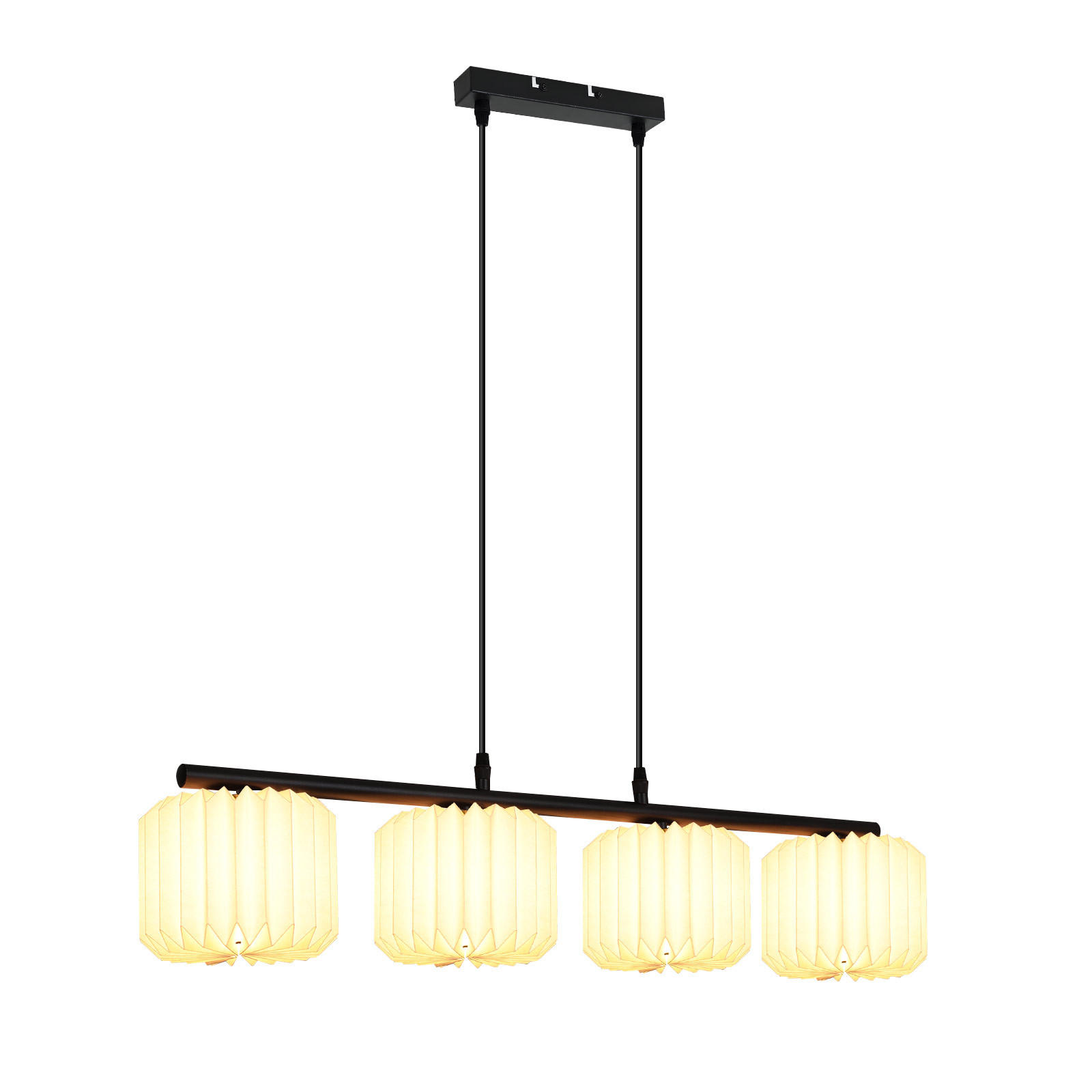 HÄNGELEUCHTE Lichtmar 14.5/143/78 cm - Weiß, Papier (78/14.5/143cm) - ZMH