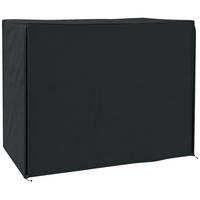 ABDECKUNG Hollywoodschaukel, Schwarz - Schwarz, Textil (125/172/220cm) - Outsunny