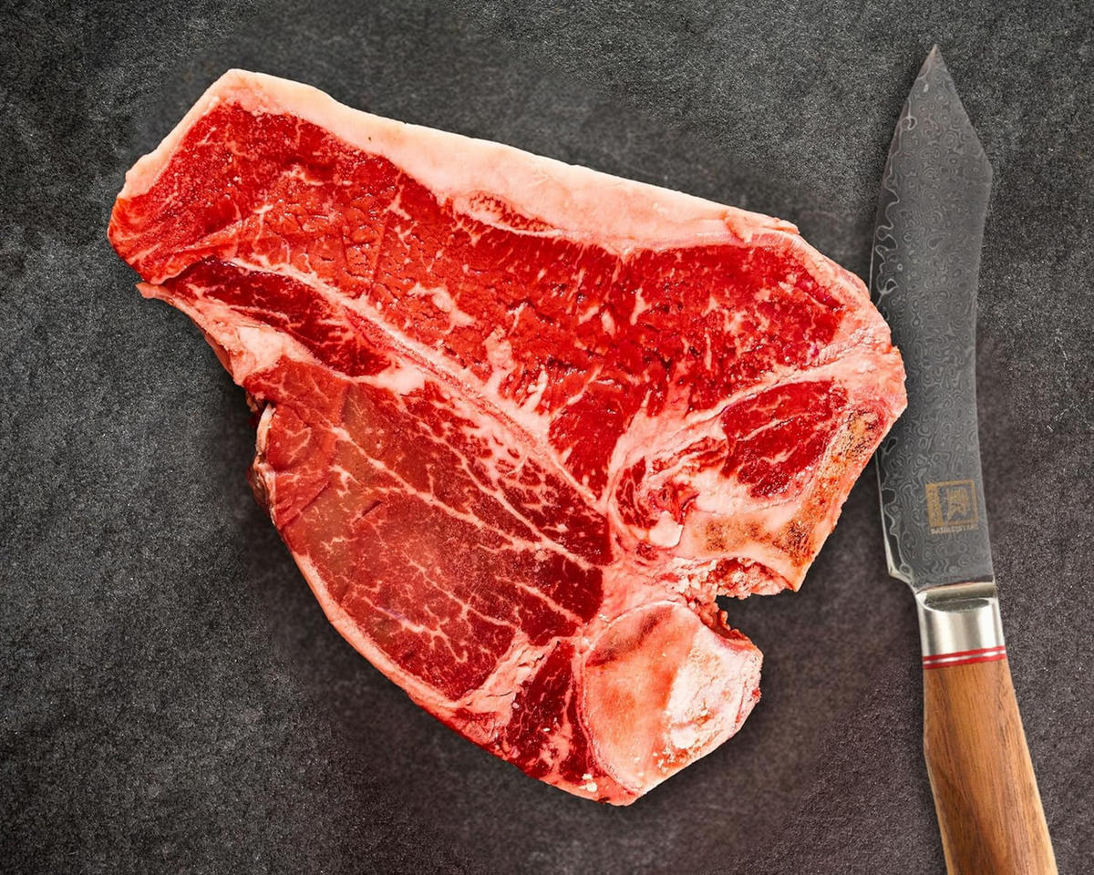 STEAKMESSER 12 cm - Nussbaumfarben, Holz/Metall (24cm) - Zayiko