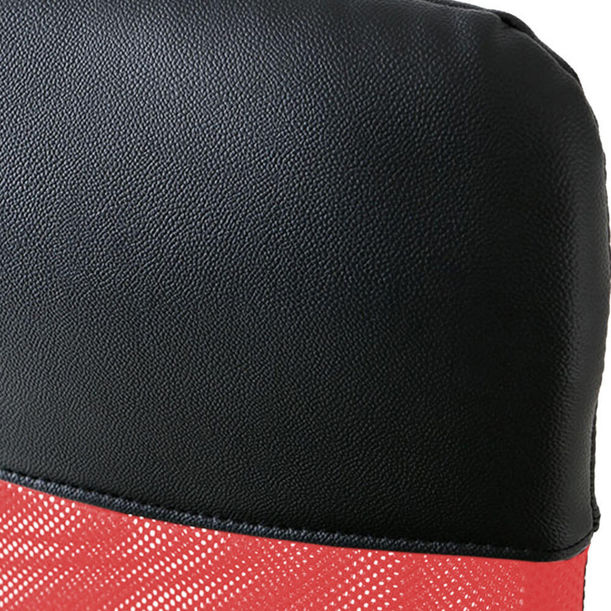 BÜROSESSEL Schwarz Rot 59/58/123 cm - Rot/Schwarz, Textil (59/123/58cm) - Mobili Rebecca