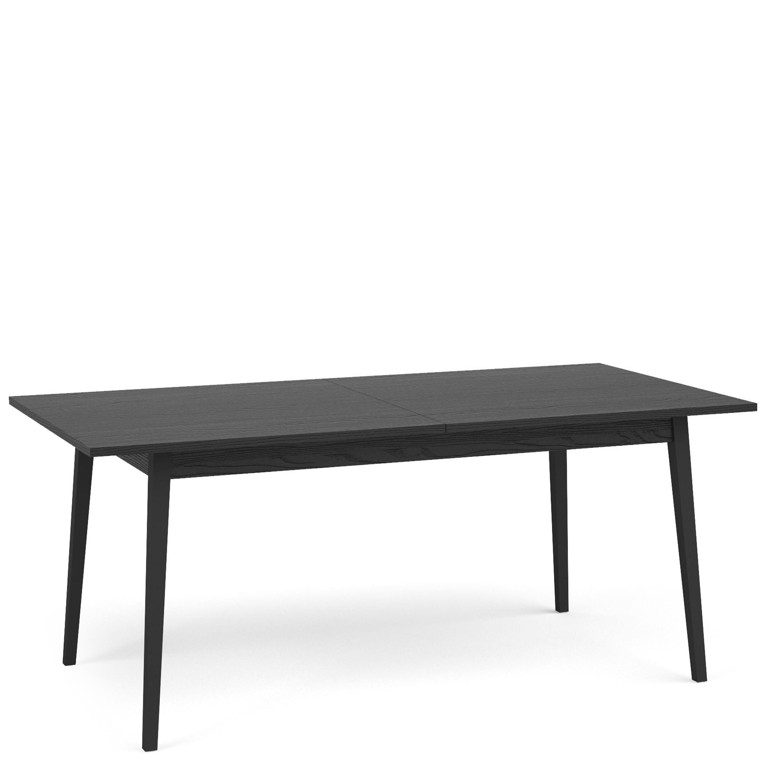 ESSTISCH VIDIS Esszimmer, Ausziehbar - Schwarz, Holzwerkstoff (90/160/76cm) - KONSIMO®