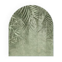 GLASPLATTE für Kamin 80x70 cm - Grün, Glas (80/70/0.4cm) - TULUP