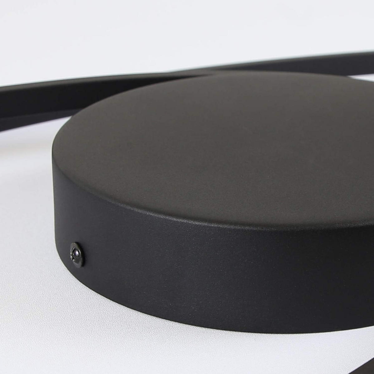 LED DECKENLEUCHTE Mak 59.5/32/10 - Schwarz, Metall (59.5/32/10cm) - Nettlife