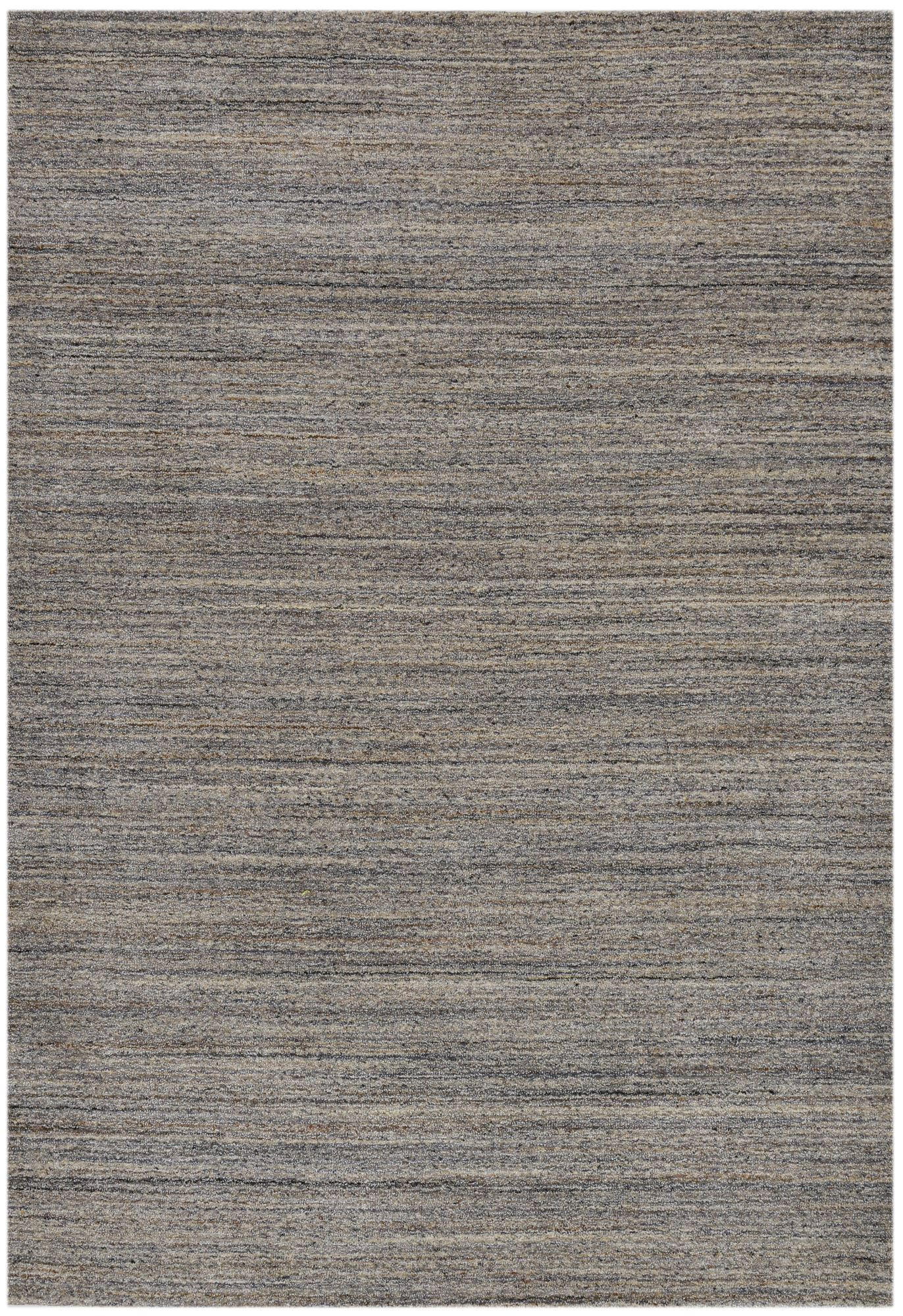 HANDWEBTEPPICH mit Seidenglanz, pflegeleicht, robust 140x200 cm - Grau, Textil (140/200cm) - Rug and Roll