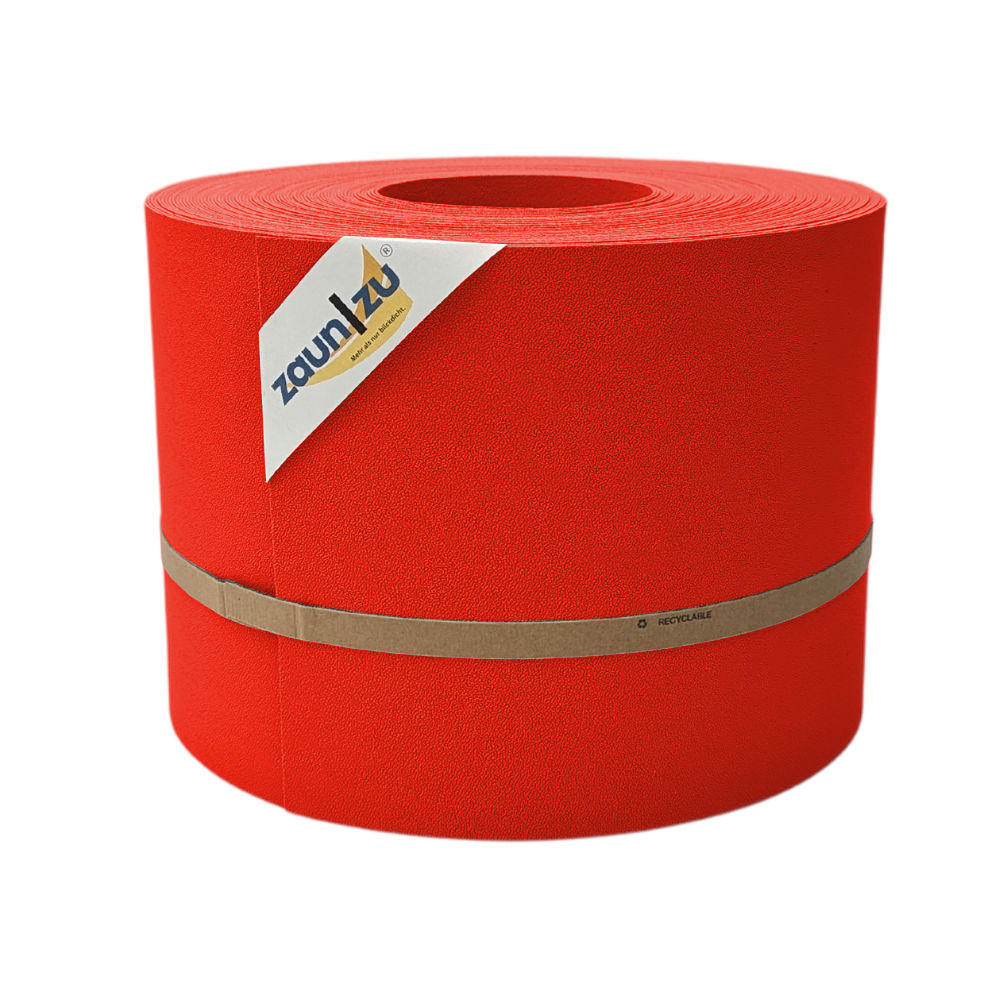 SICHTSCHUTZSTREIFEN PP für Doppelstabmatten Zaunblende Rot, 35m - Rot, Kunststoff (3500/19cm) - ZAUN|ZU