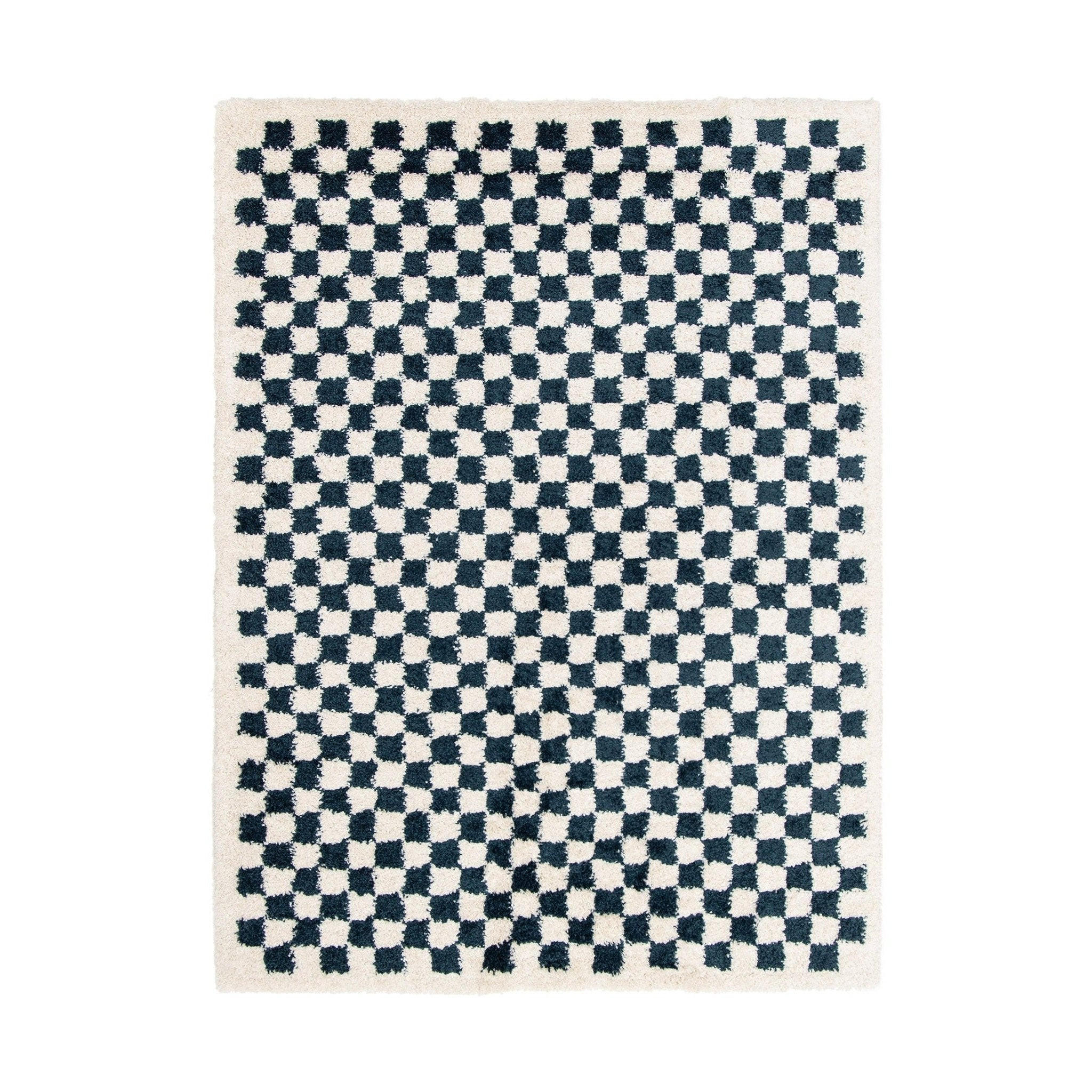 TEPPICH weich komfortabel Hochflor blau - Blau, Textil (160/213cm) - AFK Living