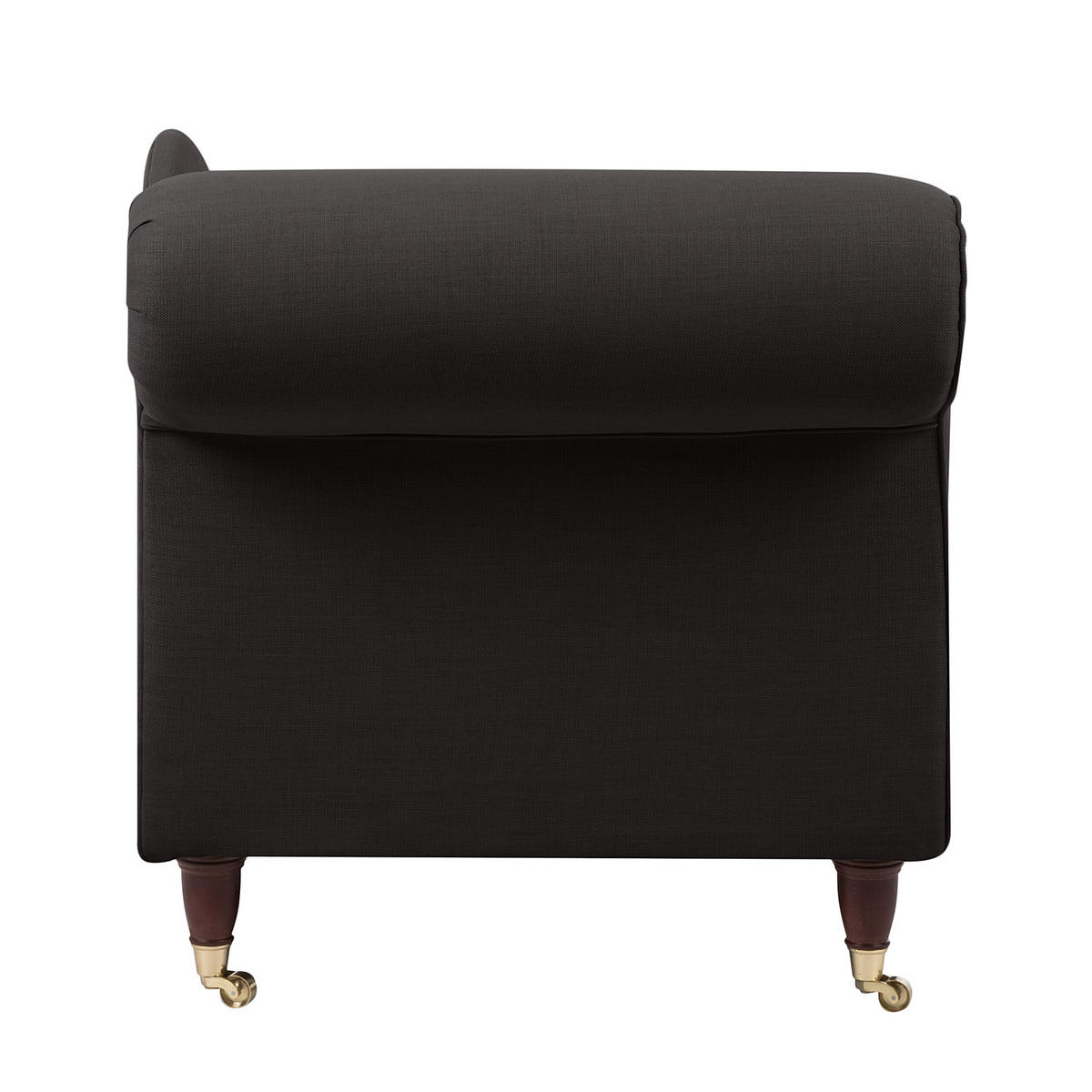 RECAMIERE - Webstoff - Grau, Textil (166/80/77cm) - home24