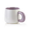 BECHER Basic Nature Violett 13/8.5/8 cm Keramik - Violett, Keramik (0.25L) - Mondex