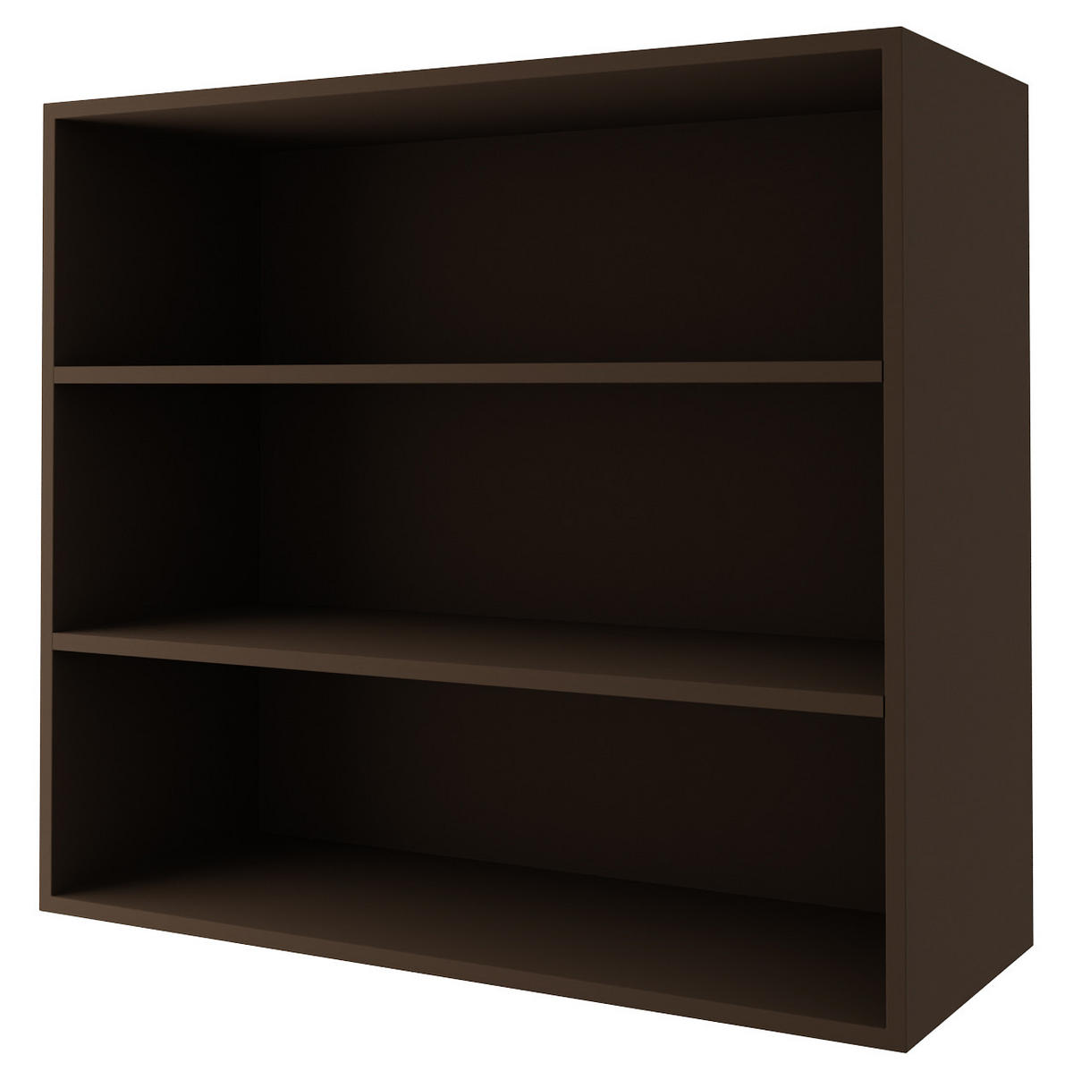 KÜCHENHÄNGESCHRANK Lamello W3/80 Schwarz Matt / Lava 80 / 32,5 / 72cm - Dunkelgrau/Schwarz, Holz/Holzwerkstoff (60/72/32.5cm) - Feldmann-Wohnen