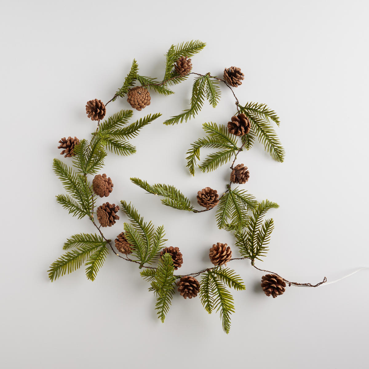 LED-GIRLANDE Frej, Grün, 160cm, Dekorative Weihnachtsdeko - Grün, Kunststoff (160cm) - home&you