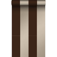 TAPETE Streifen 53 cm x 10.05 m - Braun, Papier (53/1000cm) - Origin Wallcoverings