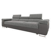 SCHLAFSOFA Torezio 3 Bis - Greige/Grau, Holz/Textil (263/90/102cm) - MIRJAN24
