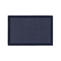 FUSSMATTE Sana Blau 40x60 cm - Blau, Naturmaterialen/Kunststoff (40/1cm) - KUNSTLOFT