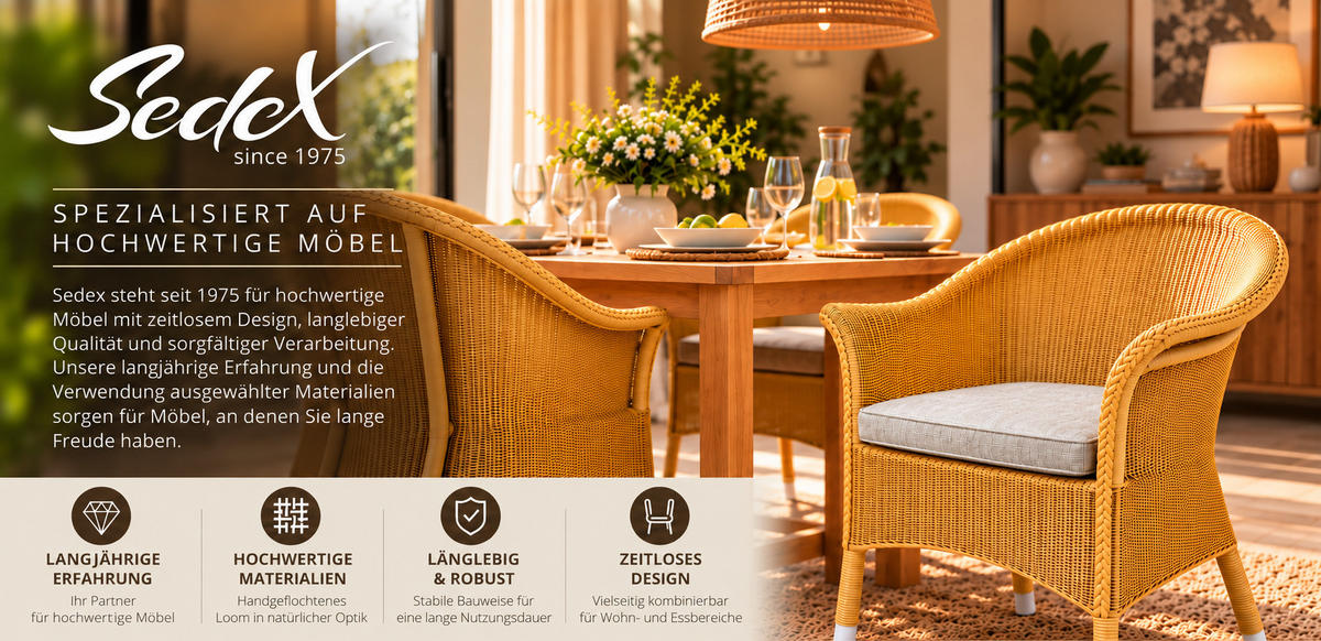 CHARLOTTE Relaxsessel - Hellbraun, Holzwerkstoff (72/85/57cm) - Sedex