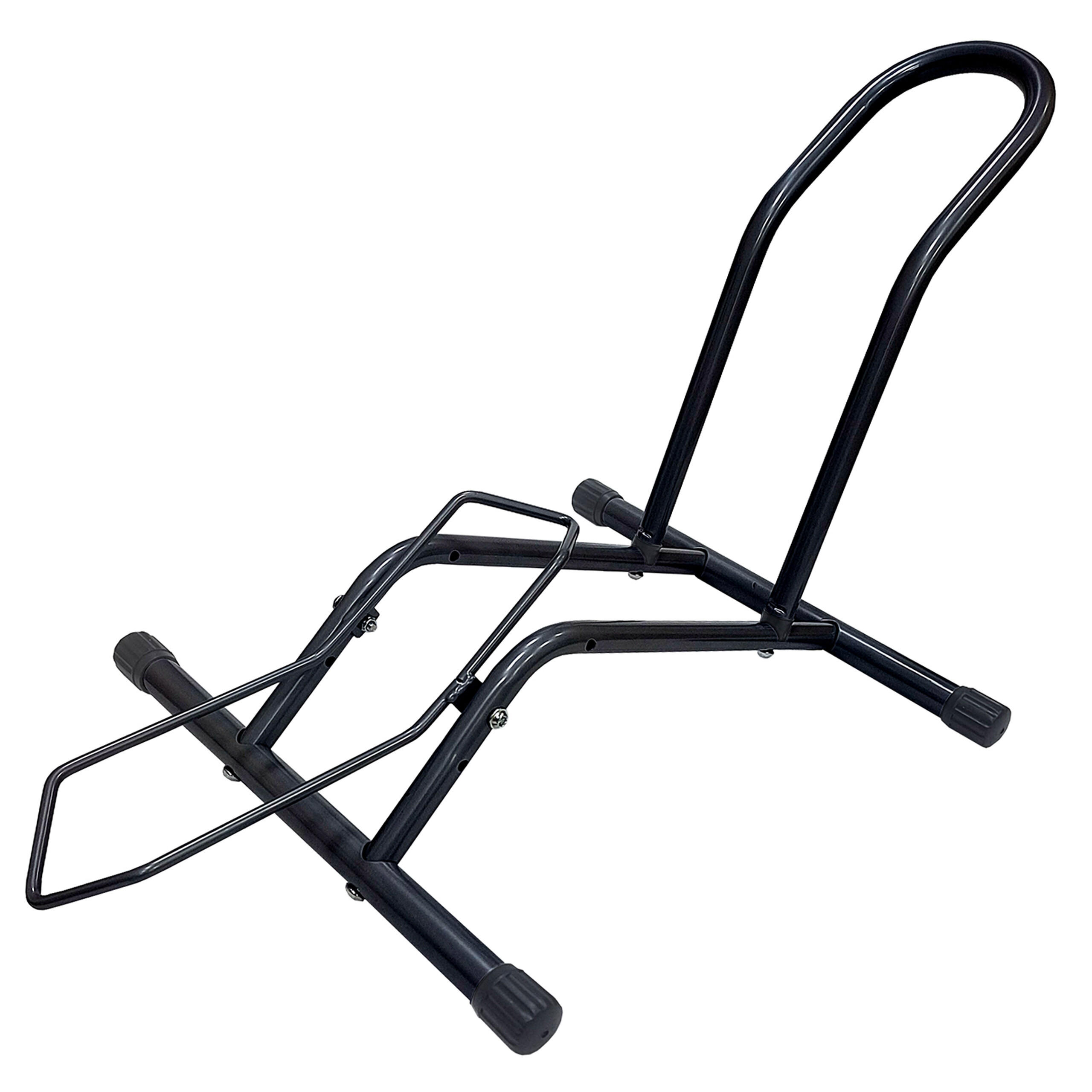 FAHRRADSTÄNDER Schwarz Boden 16-29 Zoll - Schwarz, Metall (44.5/38/41.5cm) - Relaxdays