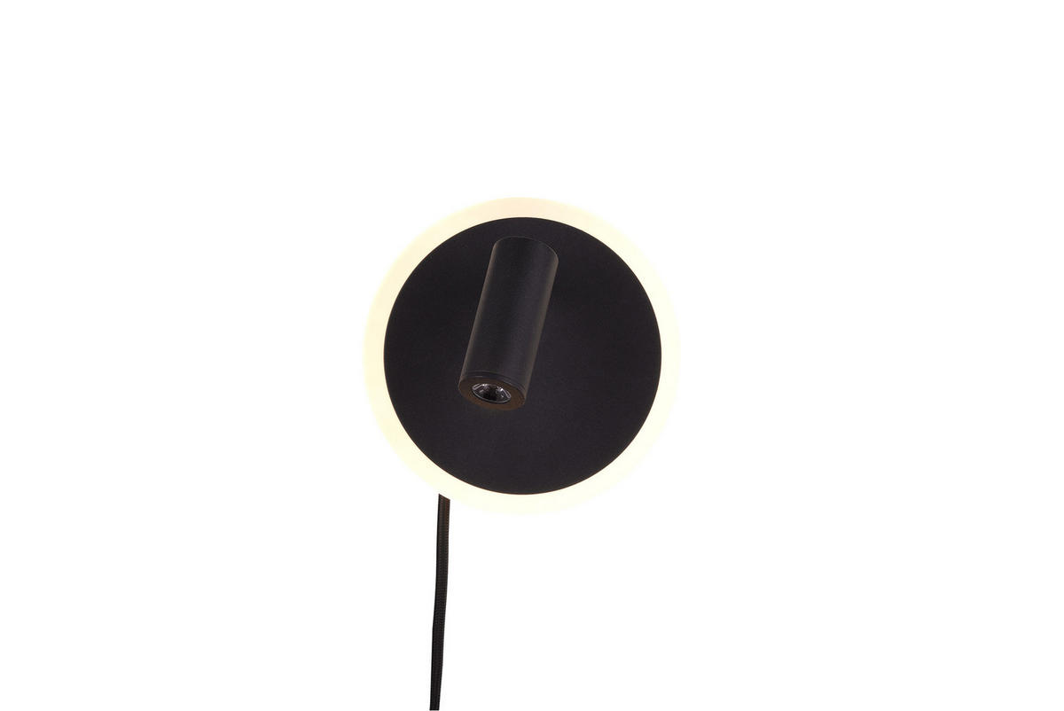 WANDLEUCHTE JORDAN - Schwarz - 15/15/15 cm - Schwarz, Metall (15/15/15cm) - Trio Leuchten