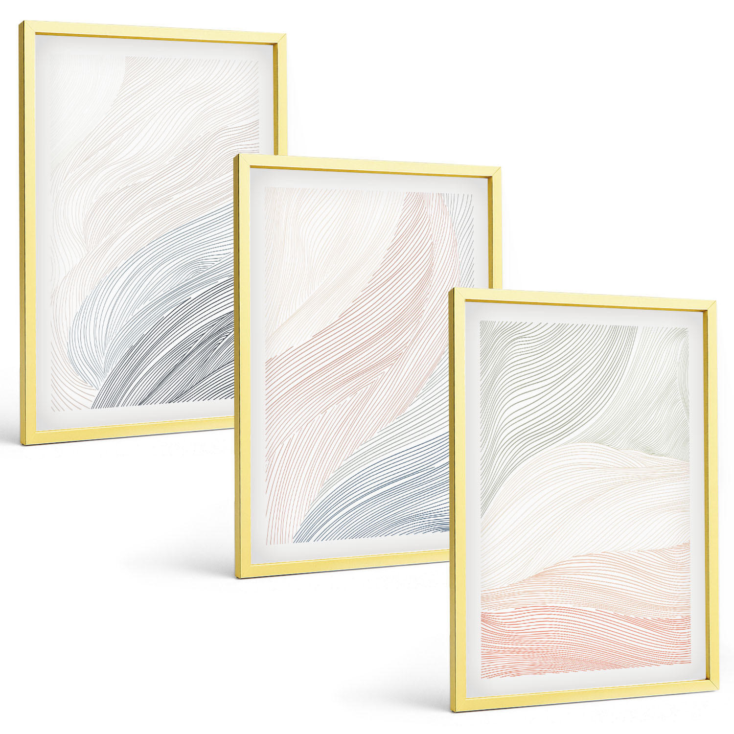 Tulup Bilder Gold 40x60 cm