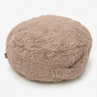 KINDERPOUF Mammoth rund flauschig - Sandfarben, Textil (65/65/65cm) - MeowBaby
