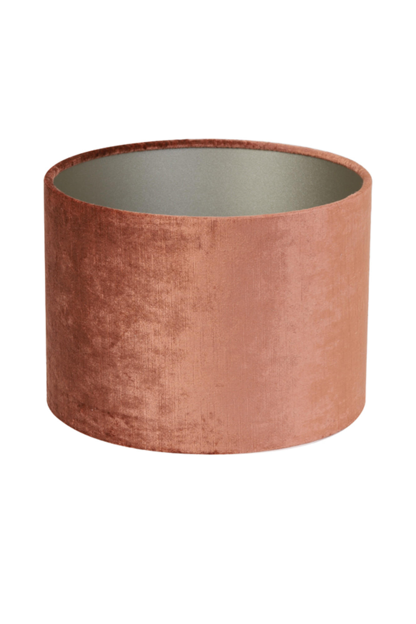 LAMPENSCHIRM Edelstein Orange Ø25/18 cm - Orange, Textil (25/25/18cm) - Light & Living
