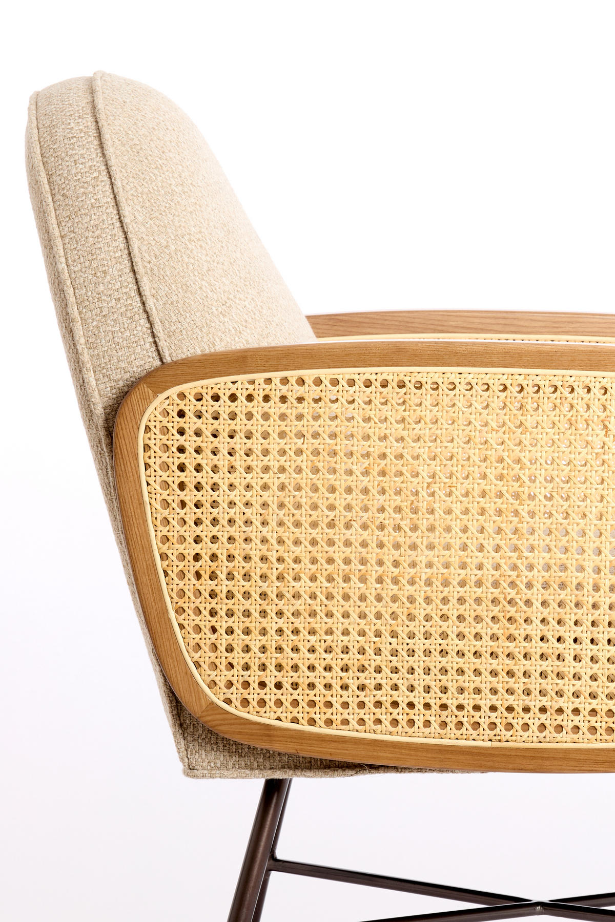 SESSEL Fienne Braun 81/60/79 cm - Braun, Metall (60/79/81cm) - Light & Living