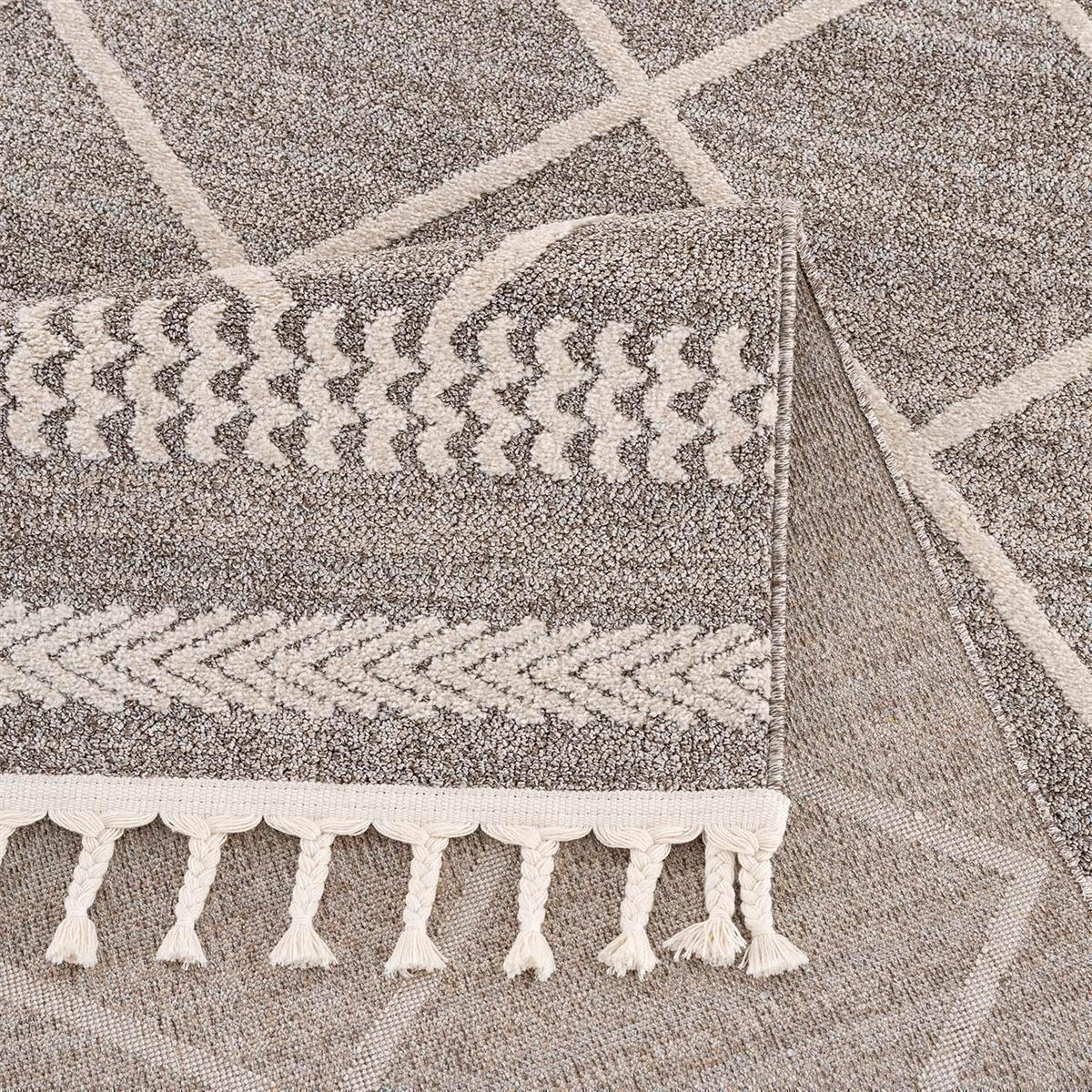 KURZFLOR-TEPPICH Art 2645 Mocca 200x290 cm - Braun, Textil (200/290cm) - carpet city