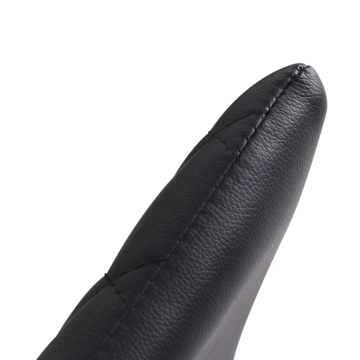ESSZIMMERSTUHL 4er-Set gepolstert 41 x 50 x 91 cm Kunstleder Schwarz - Schwarz, Metall (50/91/41cm) - Meubliv
