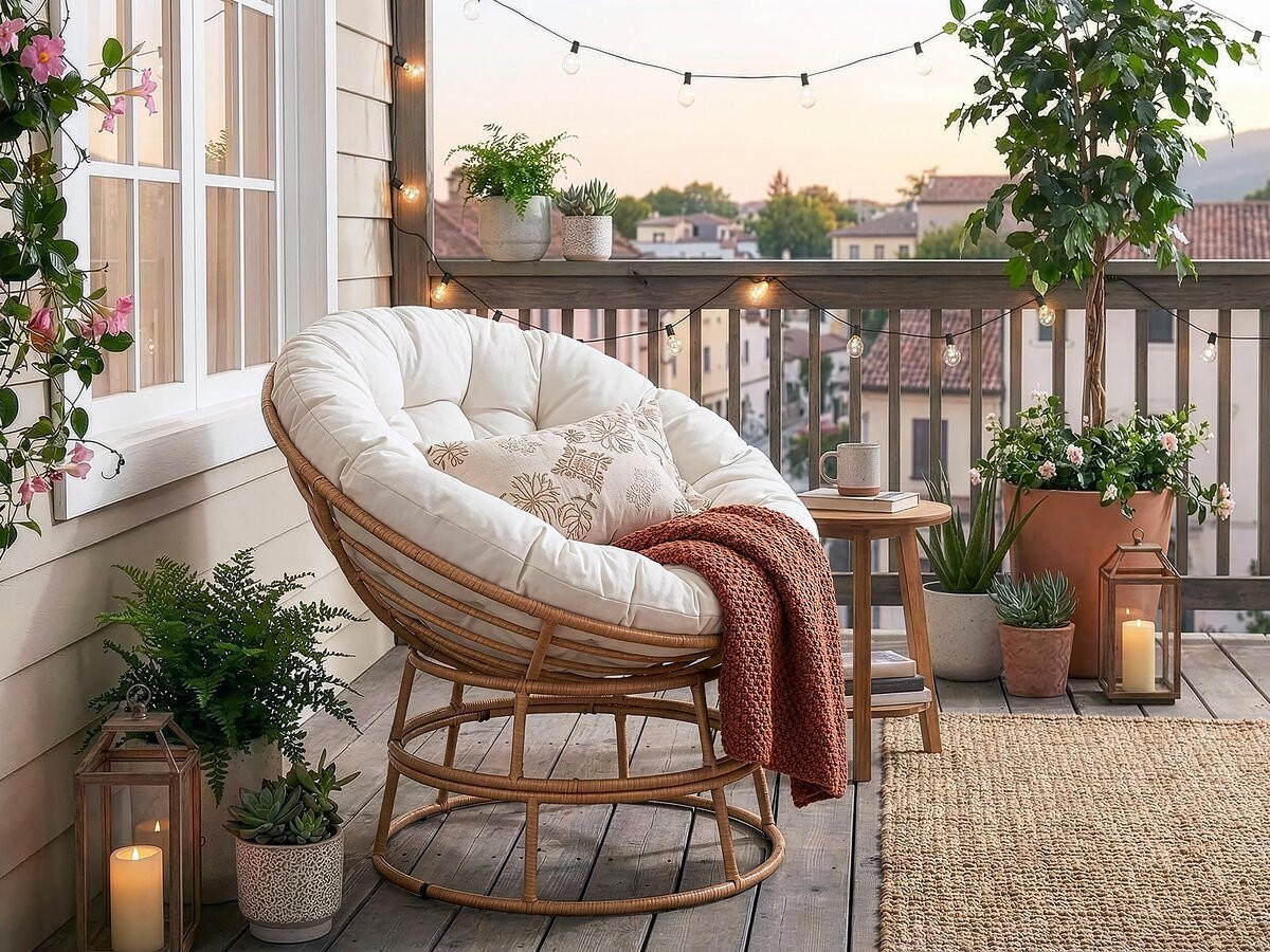 GARTENSESSEL bali beige - Beige, Metall (80/84/91cm) - Habitat Garten