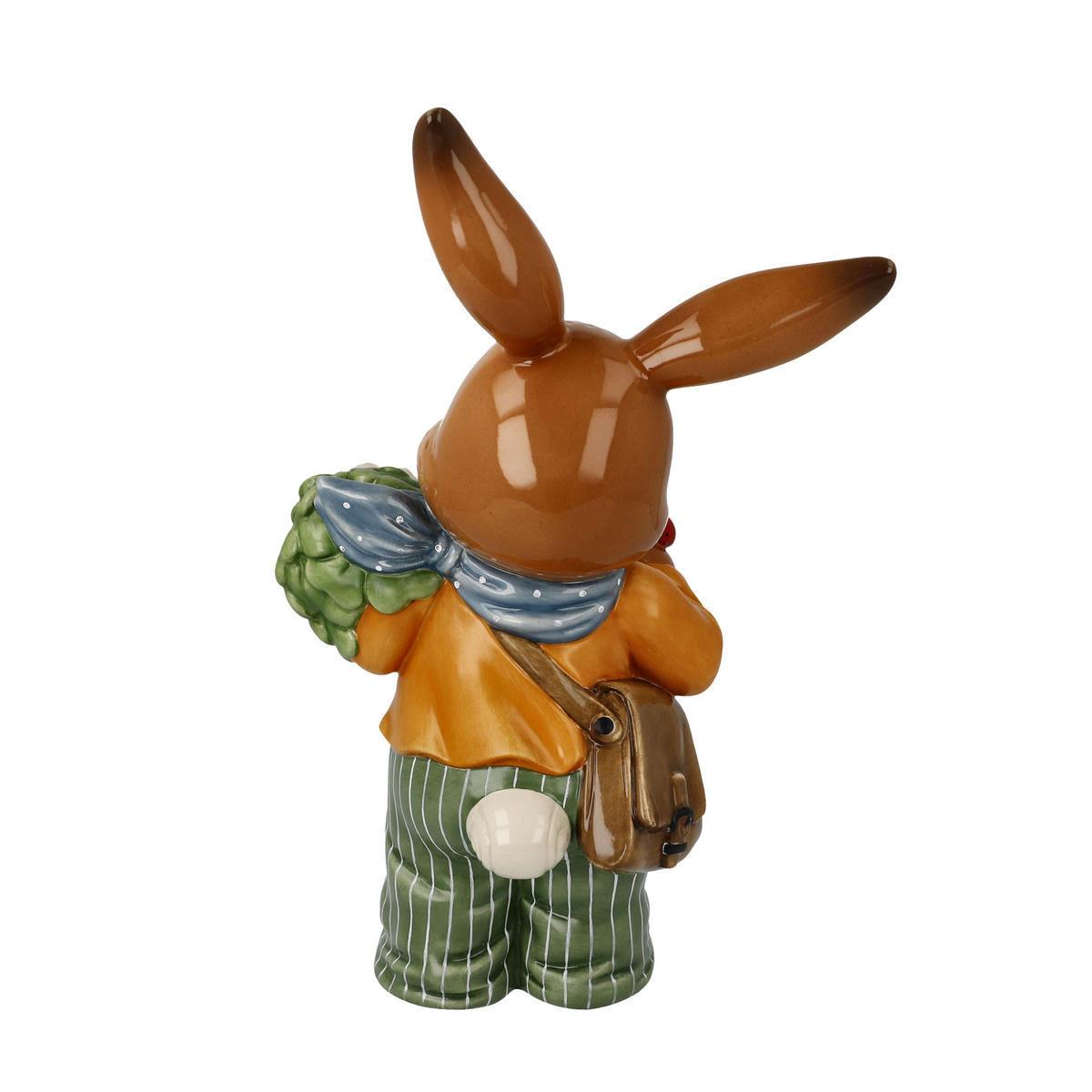 DEKOTIER Hase - Mit guten Wünschen, Steingut, Bunt, 24 cm - Multicolor, Keramik (10/24/15cm) - Goebel