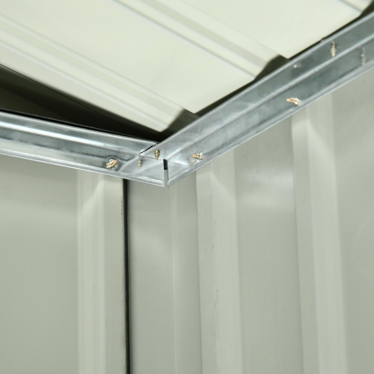 METALLSCHUPPEN für Rasenmähroboter, rostfreie Garage, 86 x 100 x 63cm, Grau - Dunkelgrau, Kunststoff/Metall (100/63/86cm) - Outsunny