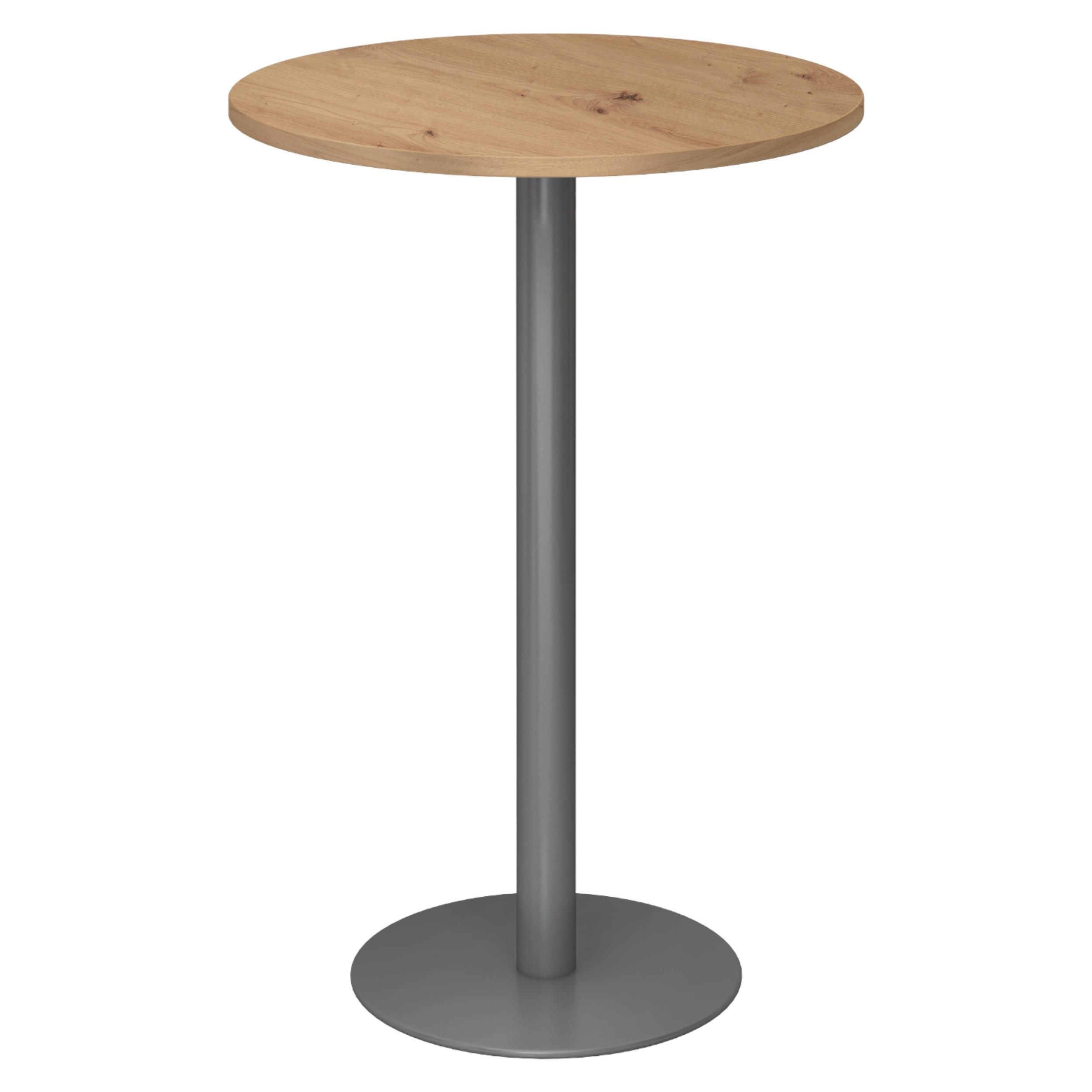 bümö Stehtisch Wildeiche, Graphit 80x111.6x80 cm