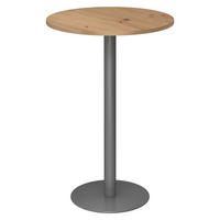 STEHTISCH rund STH 80/80/111,6 cm in Wildeiche/Graphitfarben - Wildeiche/Graphitfarben, Holzwerkstoff (80/80/111.6cm) - bümö