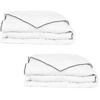 WINTER-DAUNENDECKE 2Er Set 135/200 Cm - Weiß, Textil (135/200cm) - vidaXL
