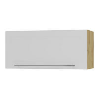 KLAPPHÄNGESCHRANK Kvantum W4B/80-AV Weiß Matt / Eiche Artisan Matt 80 / 32,5 / 36cm - Eiche Artisan/Weiß, Holz/Holzwerkstoff (80/36/32.5cm) - Feldmann-Wohnen