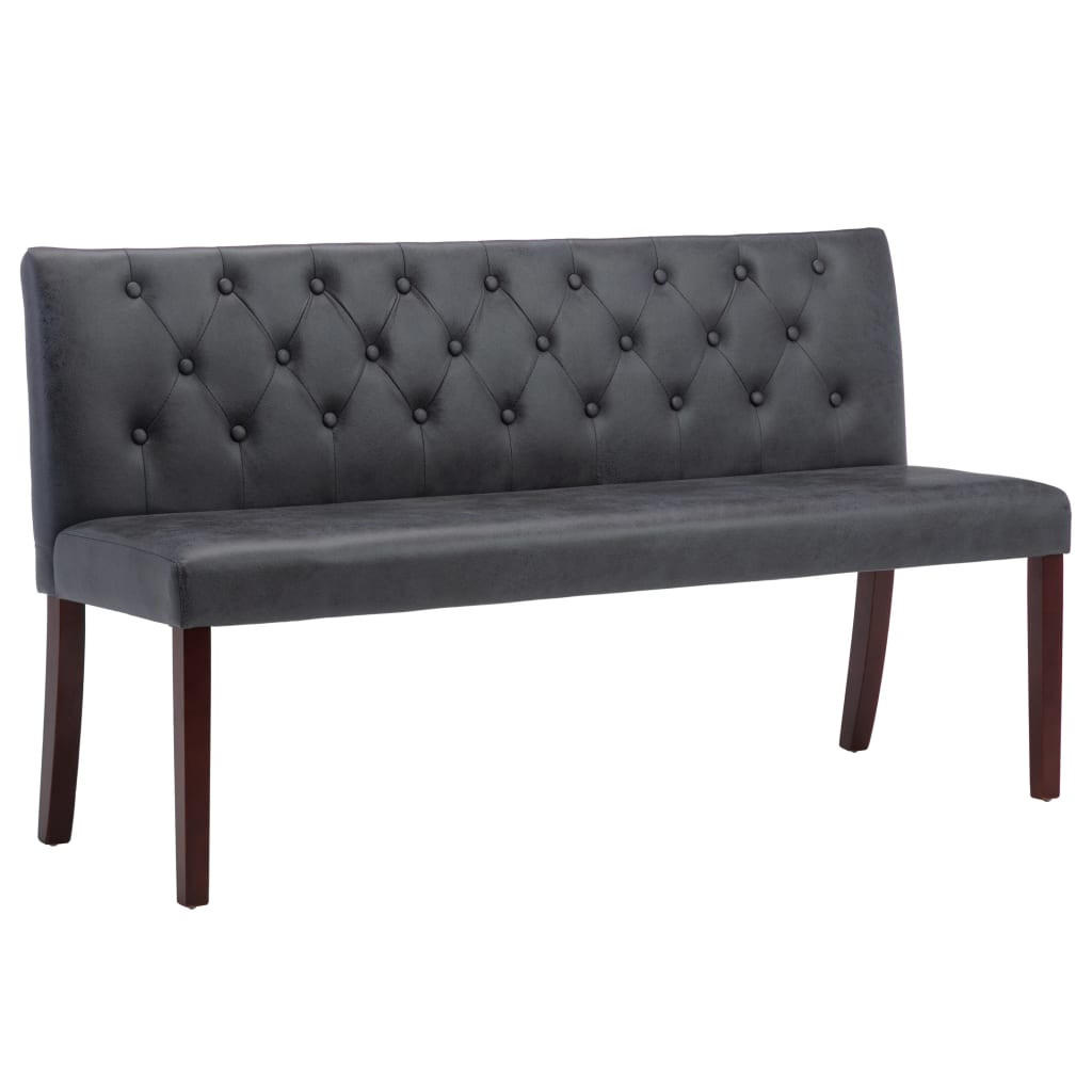 Deluke Sitzbank Grau 148.5x84.5x52 cm