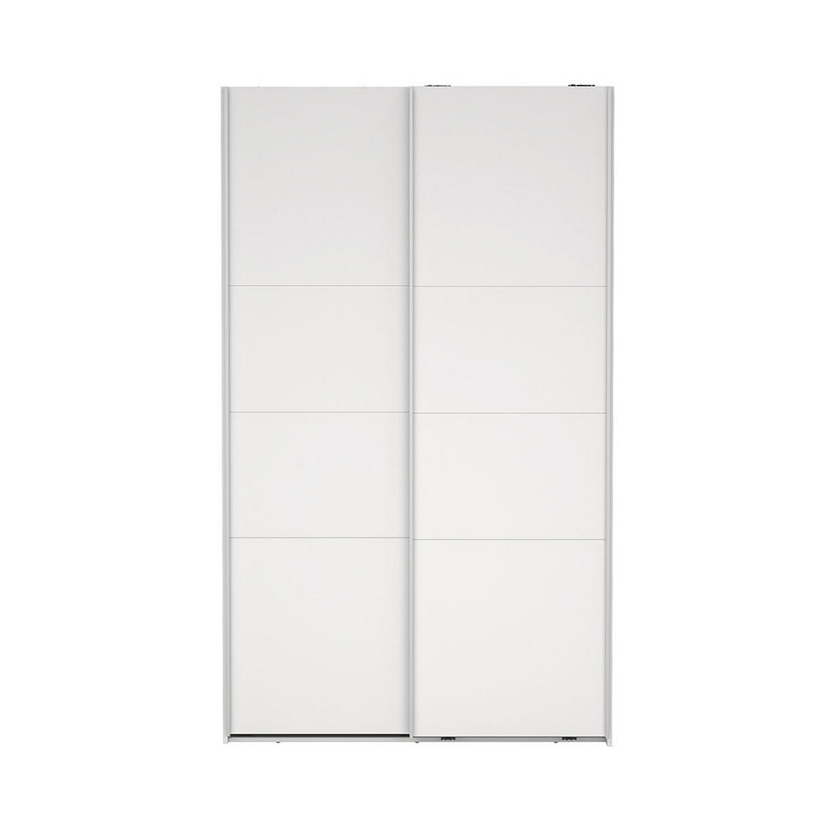 SCHIEBETÜRENSCHRANK, Catania, Weiß, Holzwerkstoff, 119 x 67 x 201 cm - Weiß, Holzwerkstoff (119/201/67cm) - ebuy24