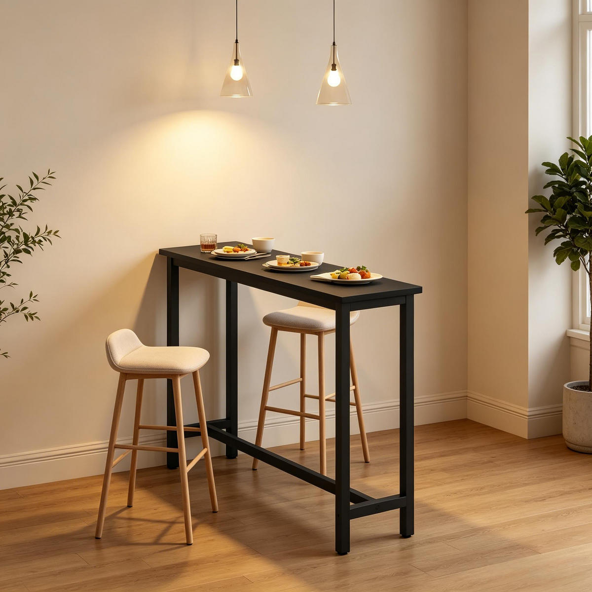BARTISCH DE-37238 mit verstärktem Metallrahmen Schwarz - Schwarz, Metall (140/40/100cm) - ComfortXL