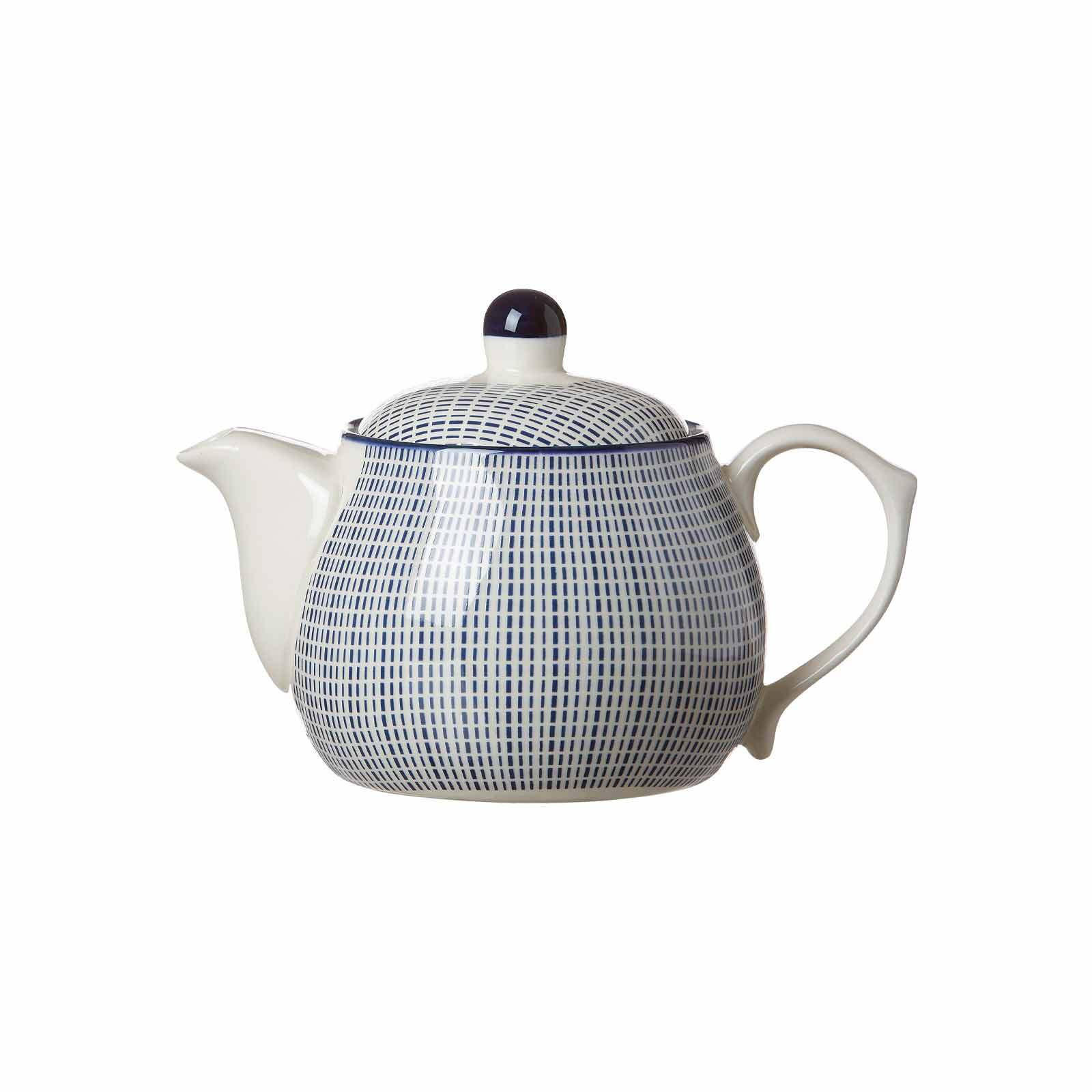 TEEKANNE Royal Makoto blau-weiß 500 ml - Blau/Weiß, Keramik (0.5L) - Ritzenhoff Breker