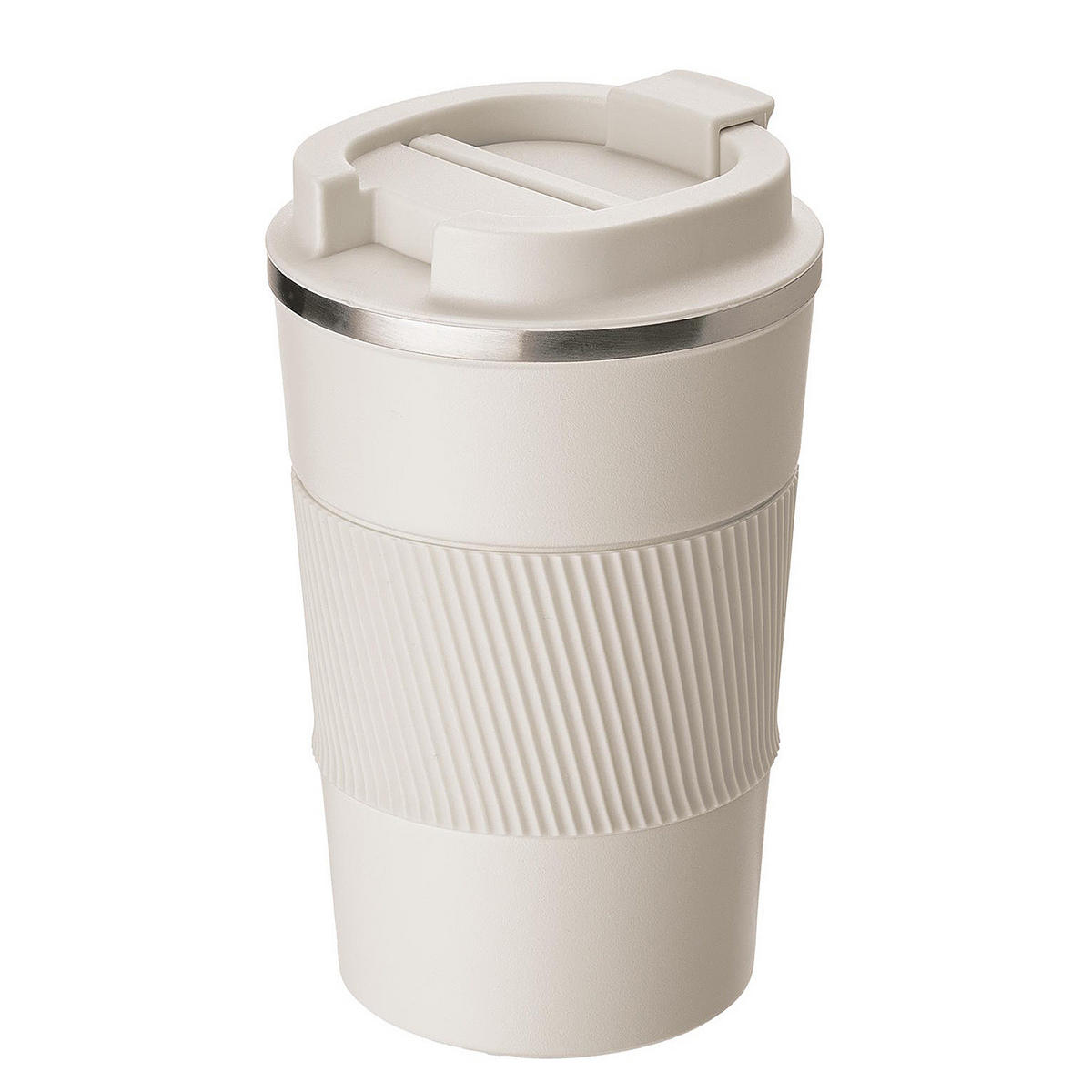 KAFFEEBECHER (4er Set) To Go - Beige, Metall (0.5L) - Butlers