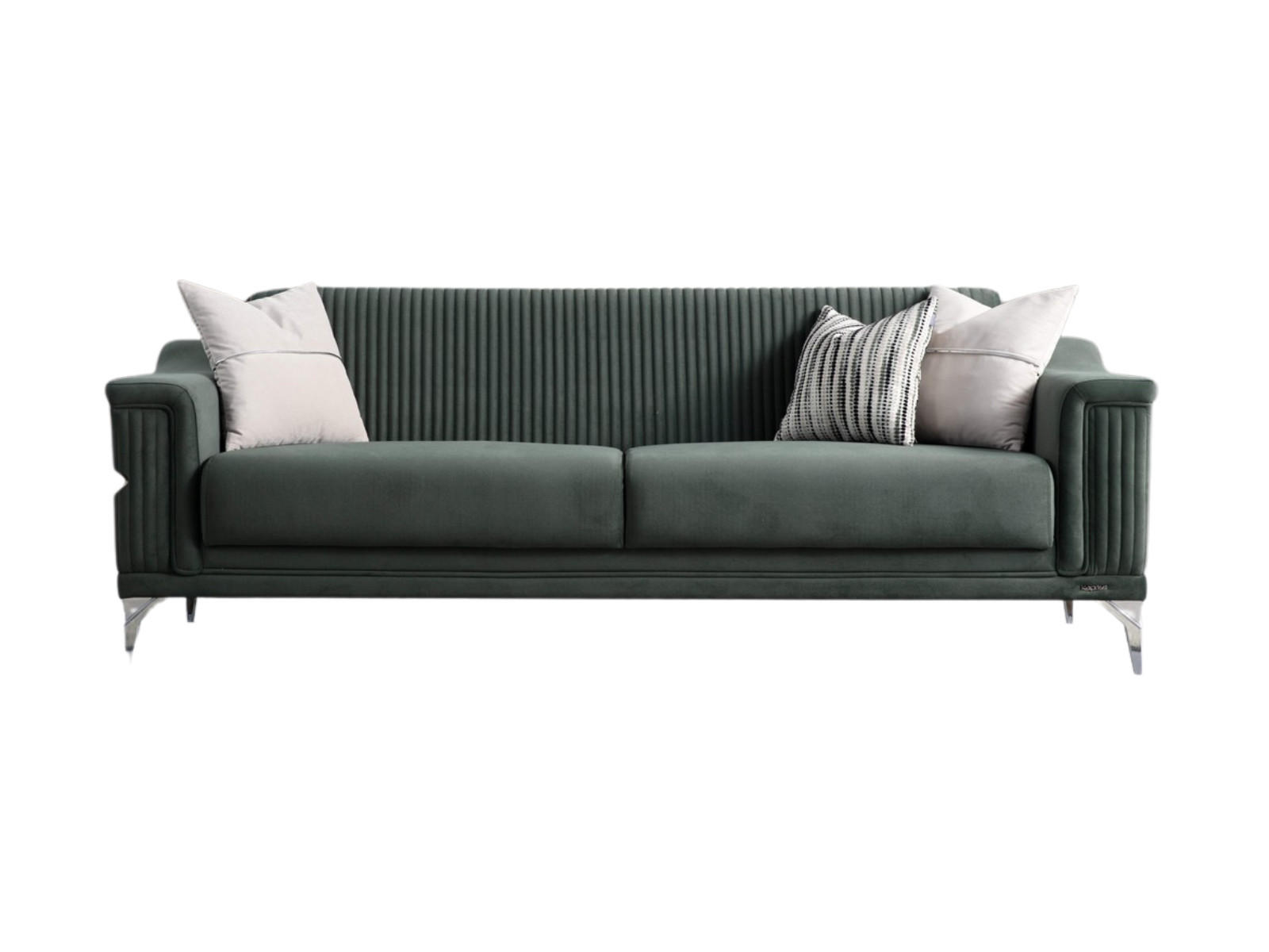 SOFA Versus 2-Sitzer Grün - Grün, Kunststoff/Textil (180/84/90cm)