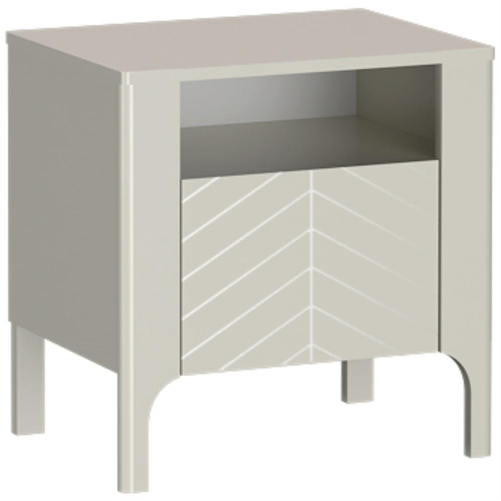 Beautysofa Nachttisch Kaschmir 54x57x40.5 cm
